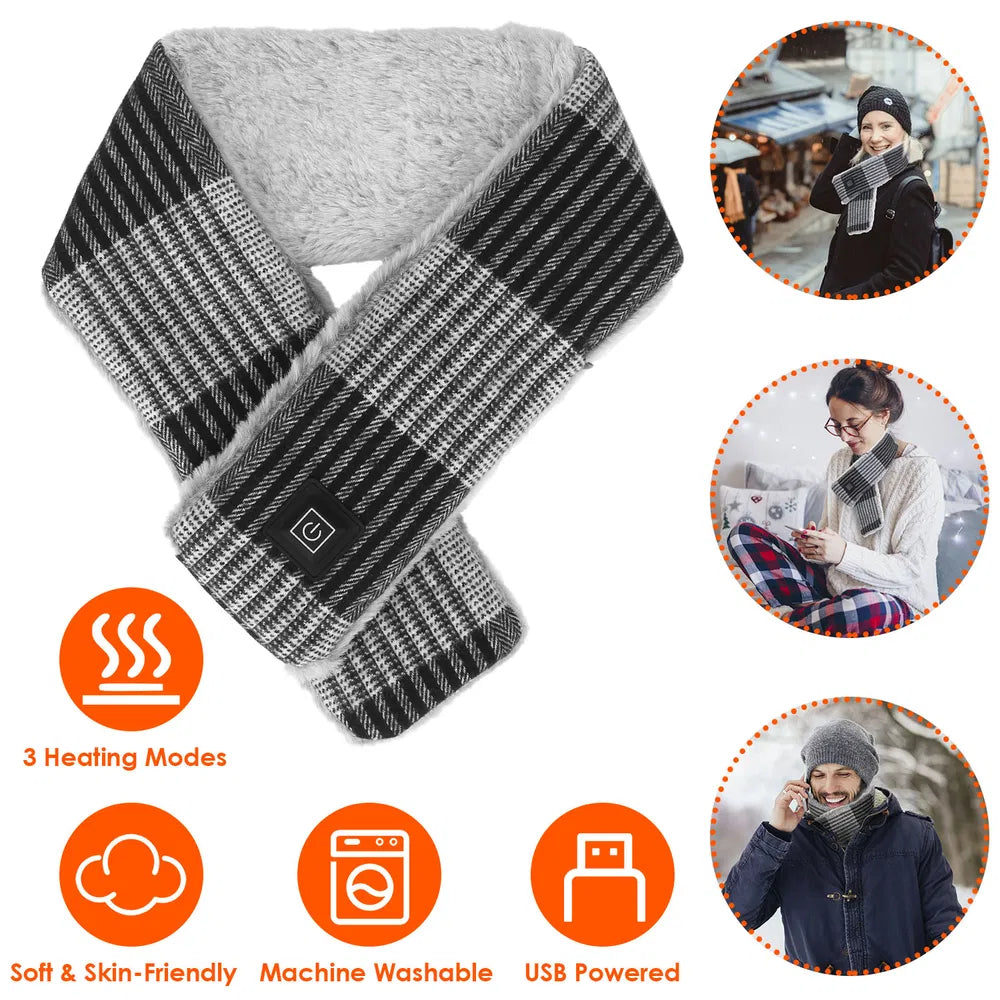 Wireless Heated Neck Wrap with Massage Function